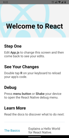 新的初始化界面帮助开发者从一开始就能获得资源和良好示例